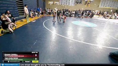 53 lbs Quarterfinal - Treyson Ross, Punisher Wrestling Company vs Isaiah Cissell, Team Scorpion Wrestling Club