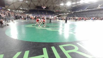 119 lbs Champ. Round 2 - Lahalee Michel, Okanogan Underground Wrestling Club vs Grayce Mendez, Othello Wrestling Club