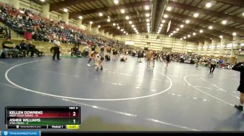 92 lbs Finals (2 Team) - Asher Williams, Utah Green vs KELLEN DOWNING, West Coast Riders