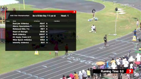 Youth Men's 4x100m Relay, Finals 1 - Age 17-18