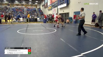 157 lbs Round of 16 - Jared Scharenbrock, University Of Wisconsin vs Oliver Pierce, Arizona St-Unattached