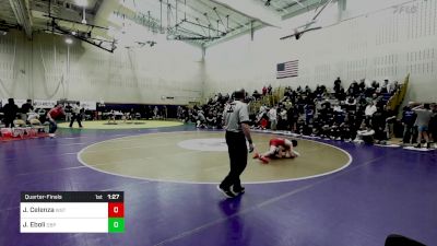 106 lbs Quarterfinal - Joseph Celenza, Westwood vs Joseph Eboli, Don Bosco Prep