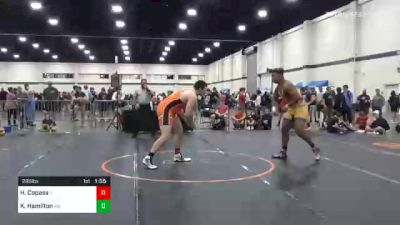 285 lbs Semifinal - Hayden Copass, IL vs Kyonte Hamilton, MD