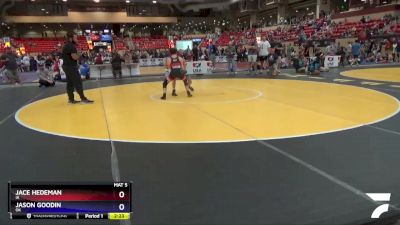 113 lbs Semifinal - Jason Goodin, OK vs Jace Hedeman, IA