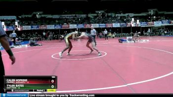 184 lbs Finals (2 Team) - Tyler Bates, Kent State vs Caleb Hopkins, Campbell University