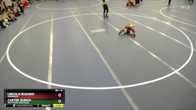 Champ. Round 1 - Lincoln Rosario, Minnesota vs Carter Rubich, Rum River Wrestling