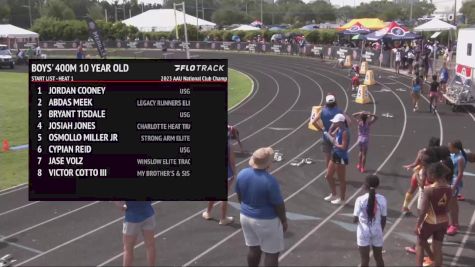 Youth Boys' 400m, Finals 1 - Age 10