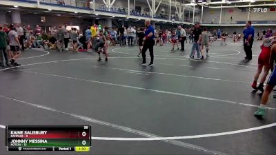 56 lbs Finals (2 Team) - Kaine Salisbury, Rampage vs Johnny Messina, M2TCNJ