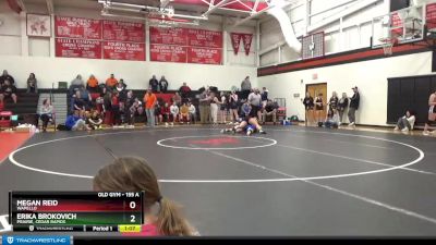 155 A Quarterfinal - Megan Reid, Wapello vs Erika Brokovich, Prairie, Cedar Rapids