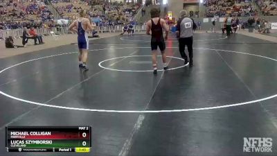 AA 170 lbs Semifinal - Michael Colligan, Maryville vs Lucas Szymborski, Cleveland