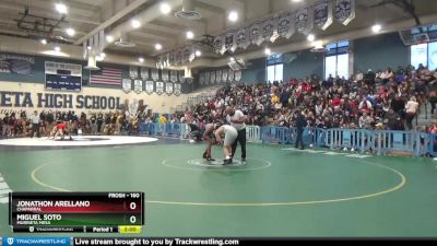 160 lbs Semifinal - Miguel Soto, Murrieta Mesa vs Jonathon Arellano, Chaparral