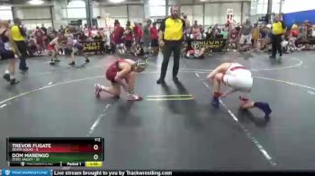 112 lbs Quarterfinals (8 Team) - Dom Marengo, Steel Valley vs Trevor Fugate, Death Squad