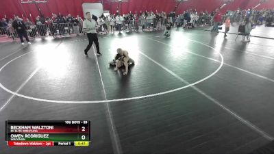 59 lbs Semifinal - Owen Rodriguez, Wisconsin vs Beckham Walztoni, DC Elite Wrestling