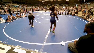 125 lbs Rr Rnd 2 - KiMorah Cathey, Team Tulsa Girls NDT vs Nicole Mcconan, Tulsa Mafia Girls