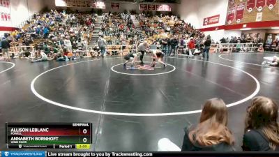 115 lbs Semifinal - Allison Leblanc, Powell vs AnnaBeth Bornhoft, Wind River