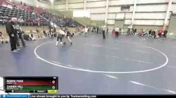84 lbs Semis & Wb (16 Team) - Zaiden Hill, Nevada Elite vs Rorek Foss, Stout