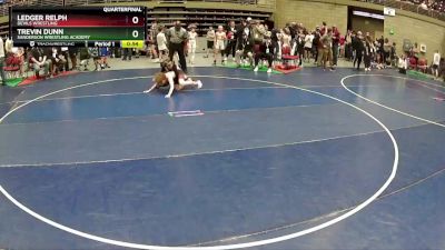 92 lbs Quarterfinal - Ledger Relph, Devils Wrestling vs Trevin Dunn, Sanderson Wrestling Academy