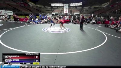 152 lbs Placement Matches (16 Team) - Jacob Quintua, CMWA vs Samuel Ramos, TCWA