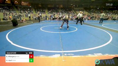 105 lbs Consi Of 8 #2 - Brooklyn Mengers, Mcalester Youth Wrestling vs Hannah Hart, Perkins