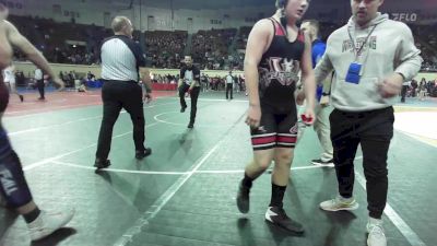 161 lbs Quarterfinal - Colton Flynt, Team Choctaw vs Parker Adams, Vinita Kids Wrestling