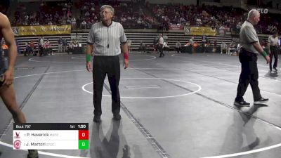 165 lbs Quarterfinal - Peter Haverick, Montclair State vs Jolan Martori, Springfield Tech CC