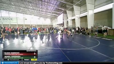 102 lbs Quarterfinal - Sierra Andersen, Ruby Mountain Wrestling Club vs Sloan Andrews, Sanderson Wrestling Academy