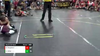 64 lbs Round 2 (6 Team) - Kameron Miller, ARES Black vs Gunner Singleton, Funky Fire