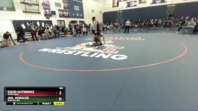 182 lbs Cons. Round 1 - David Gutierrez, Sunnyside vs Izel Morales, Burlington