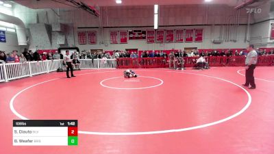 106 lbs Semifinal - Sydney Diauto, Silver Lake vs Brooke Weafer, Bristol-Plymouth