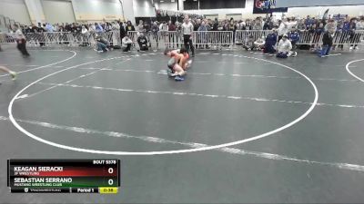 120 lbs Cons. Round 9 - Sebastian Serrano, Mustang Wrestling Club vs Keagan Sieracki, 3F Wrestling