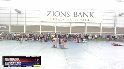 138 lbs Cons. Semi - Cole Fenwick, Empire Wrestling Club vs Daxton Bonner, Wasatch Wrestling Club