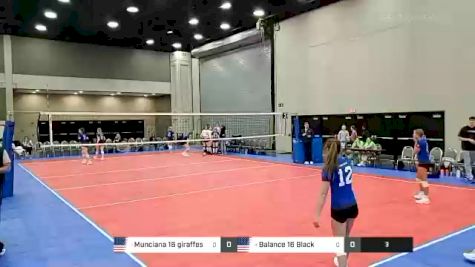 Munciana 16 giraffes vs Balance 16 Black - 2022 JVA World Challenge presented by Nike