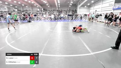 100 lbs Rr Rnd 2 - Brian Lopez, Team Germantown vs Santino DiMatteo, Shore Thing Sand