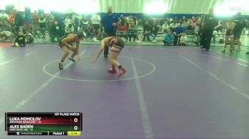 110 lbs Finals (2 Team) - Luka Momcilov, Backyard Brawlers vs Alex Baden, Ohio Gold 24k