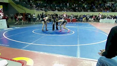 143 lbs Round Of 16 - Kylie Freeman, Tonkawa vs Quinn Hendricks, Tahlequah Middle School