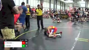 49 lbs Finals (8 Team) - Zayne Wieneke, East Kansas Eagles vs Landyn Schadt, Iowa Elite