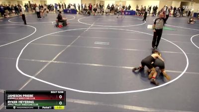 110 lbs Quarterfinal - Ryker Meyering, Apple Valley Wrestling Club vs Jameson Priebe, Guerrilla Wrestling Club