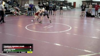 132 lbs Round 7 (8 Team) - Stephen Meek, North Summit vs Traedun Osborne (Juab), North Sanpete