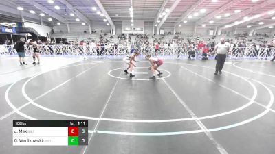 106 lbs Rr Rnd 3 - Jackson Max, Grit Mat Club Red vs Quinton Warlikowski, Upstate Uprising