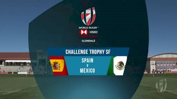 Spain 7s vs Mexico 7s Challenge Trophy Semi Finals | 2018 HSBC Women's 7s Colorado
