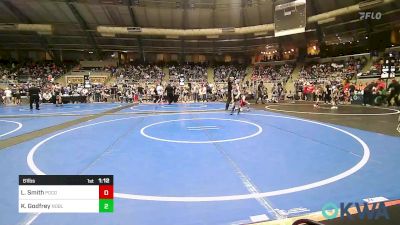 61 lbs Round Of 16 - Lucas Smith, Pocola Youth Wrestling vs Kaden Godfrey, Noble Takedown Club