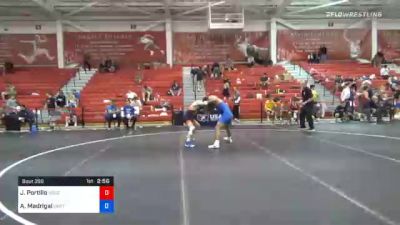 61 kg Consolation - Joshua Portillo, Nebraska Golden Eagles Wrestling Club vs Anthony Madrigal, Oklahoma Regional Training Center