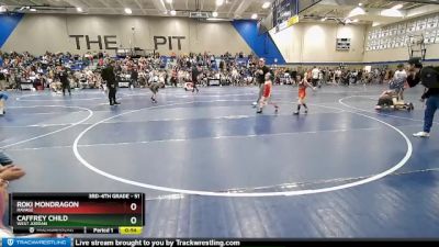 51 lbs Quarterfinal - Roki Mondragon, Ravage vs Caffrey Child, West Jordan