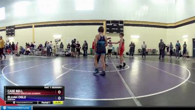 100 lbs Semifinal - Case Bell, Contenders Wrestling Academy vs Elijah Ogle, Indiana