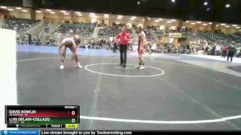 182 lbs Round 1 (4 Team) - David Bowlin, 3A Dayton vs Luis Delain-Collazo, 3A Taft