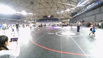 47-48 lbs Quarterfinal - Diego Tovar, Prosser Wrestling Academy vs Kingston Wickham, Cashmere Wrestling Club