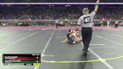 D4-138 lbs Cons. Semi - Caleb Sharp, New Lothrop HS vs Dustin Mallory, Lawton HS