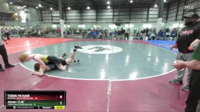 215 lbs Round 2 (4 Team) - Landon Sargent, COMBAT ATHLETICS vs Vinney Butera, NORTH CAROLINA WRESTLING FACTORY - BLUE