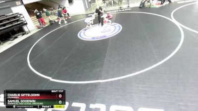 138 lbs Champ. Round 1 - Charlie Gittelsohn, California vs Samuel Goodwin, Rodriguez High School Wrestling