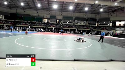 132 lbs Round Of 32 - Cord Vallis, Belmont Hill vs Josh Strong, St. Mary's Ryken